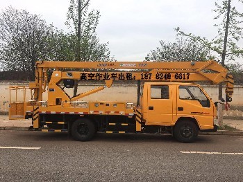 自貢高空作業(yè)車出租、車載式路燈車登高車租賃