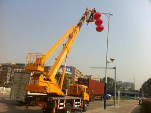 唐山路燈車出租 租賃曲臂升降車