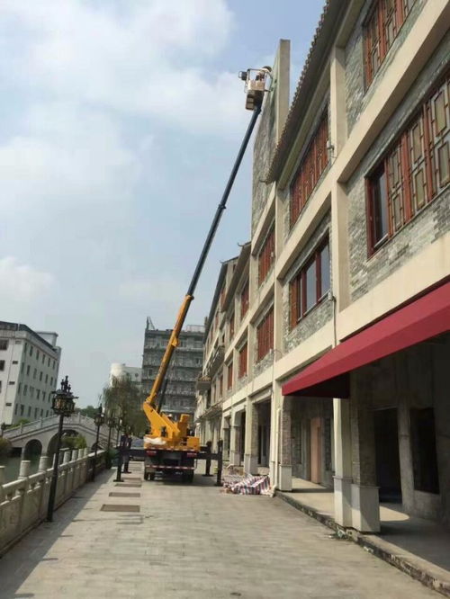廣州高空車出租服務(wù) 涵蓋路燈安裝、監(jiān)控維修、工廠安裝及建筑高空作業(yè)